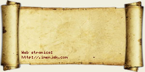 Tina Erak vizit kartica